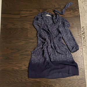 Shift Neck Tie Dress